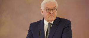 Bundespräsident Frank-Walter Steinmeier im Schloss Bellevue