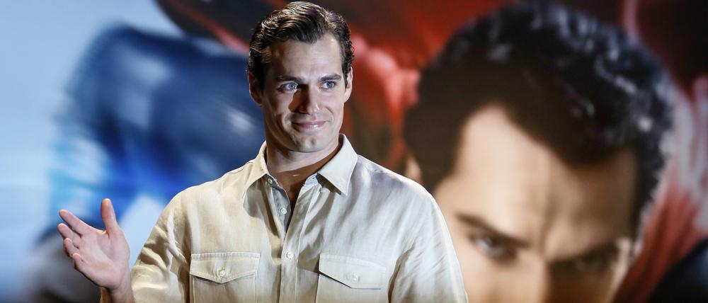 Der britische Schauspieler Henry Cavill spielte den Superhelden Superman.
