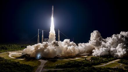 Start der kommerziellen Raumfahrtmission „Peregrine“ vom US-Weltraumbahnhof Cape Canaveral.