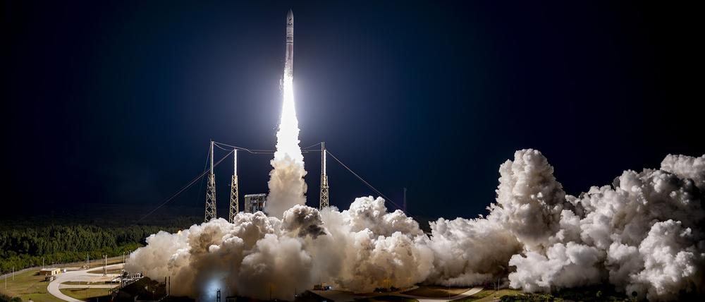 Start der kommerziellen Raumfahrtmission „Peregrine“ vom US-Weltraumbahnhof Cape Canaveral.