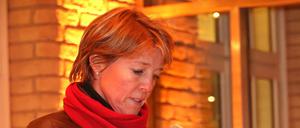 Christina Block am Dienstagabend auf einem Neujahrsempfang im Hamburger Elysée-Hotel.