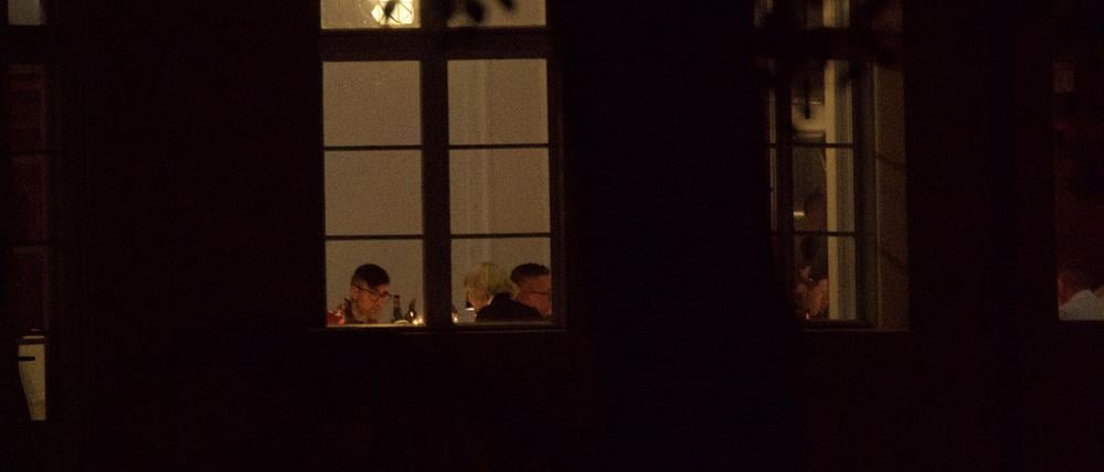 Martin Sellner, früher Chef der rechtsextremistischen „Identitären“ in Österreich, bei dem Treffen in Potsdam. 