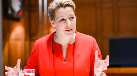 Franziska Giffey (SPD), Senatorin fuer Wirtschaft, Energie und Betriebe 
