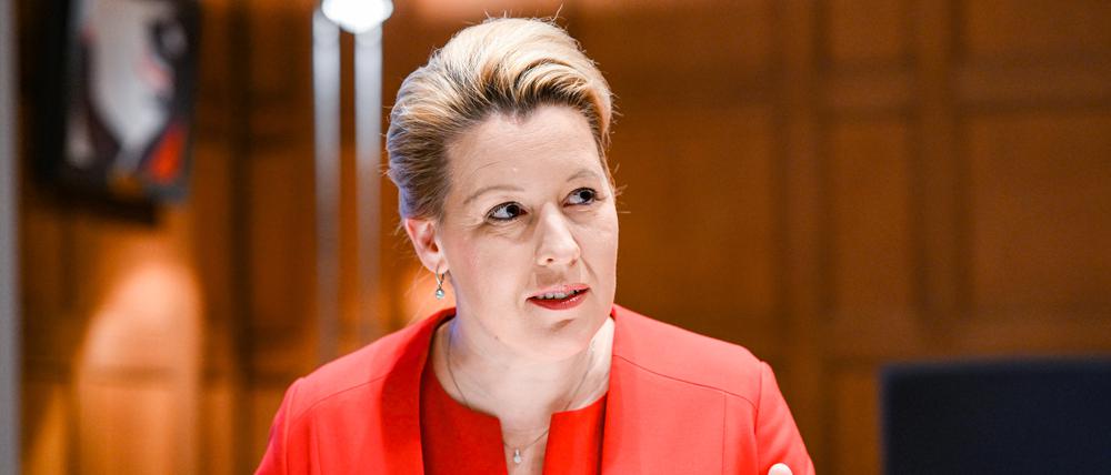 Franziska Giffey (SPD), Senatorin fuer Wirtschaft, Energie und Betriebe