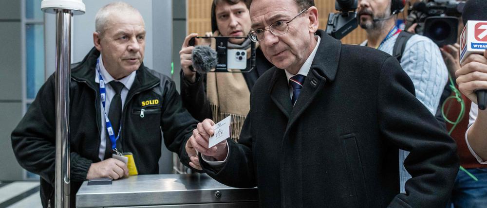 Polens Ex-Innenminister Mariusz Kaminski sitzt im Gefängnis.