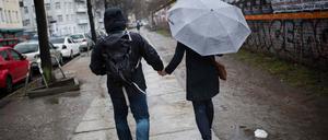 Für die letzte Januarwoche erwartet der Wetterdienst in Berlin viel Regen.