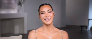 Kim Kardashian in a scene from the CHulu new reality show: The Kardashians - Season 4 2023.