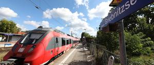 Am Bahnhof Griebnitzsee soll die neue Strecke abzweigen.