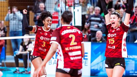 CEV Champions League SC Potsdam - Grot Budowlani Ã“D CEV Champions League SC Potsdam - Grot Budowlani Ã“D *** CEV Champions League SC Potsdam Grot Budowlani Ã“D CEV Champions League SC Potsdam Grot Budowlani Ã“D Copyright: xBEAUTIFULxSPORTS/NicolxMarschallx