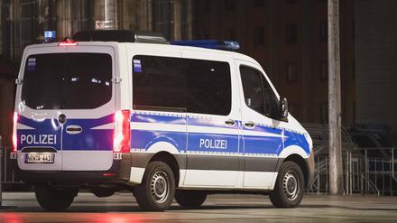 Ein Polizeiauto.
