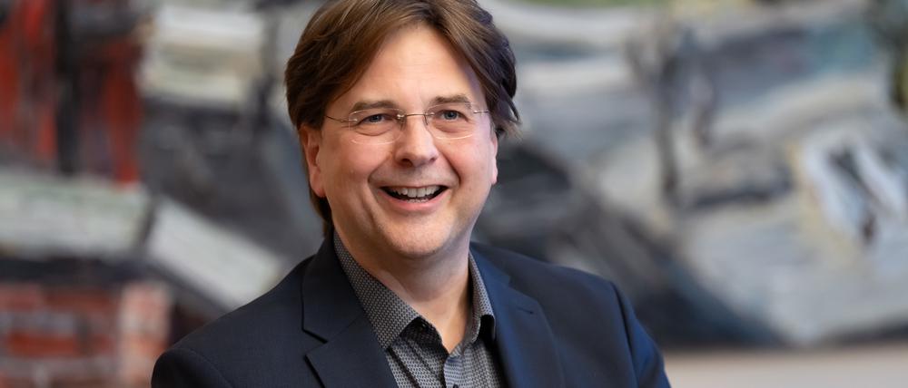 Marcus Zander nach der Verleihung des Bundesverdienstkreuzes durch den Regierenden Bürgermeister von Berlin.