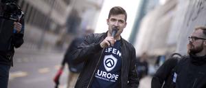 Martin Sellner ist einer der führenden Akteure der „Identitären Bewegung“. Der Österreicher sorgte mit der Forderung nach einer massenhaften Abschiebung von Einwanderern für Empörung.