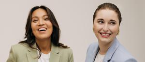 Nhu Ha Dao und Charlotte Piller, Gründerinnen von Lotta Ludwigson, stellen einen  kompostierbaren Business-Anzug für Frauen her.
