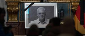 Der frühere Fußball-Welt- und Europameister sowie DFB-Teamchef Franz Beckenbauer war am vergangenen Sonntag im Alter von 78 Jahren gestorben.