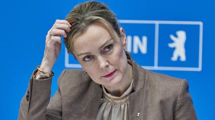 Berlins Verkehrssenatorin Manja Schreiner (CDU) hält den Bau von 100 Kilometern an Radwegen in diesem Jahr für unrealistisch. 