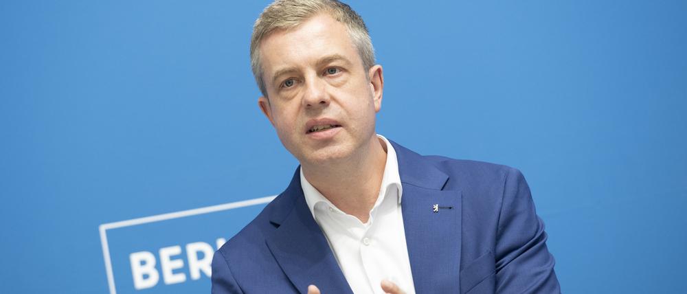 Finanzsenator Stefan Evers (CDU).