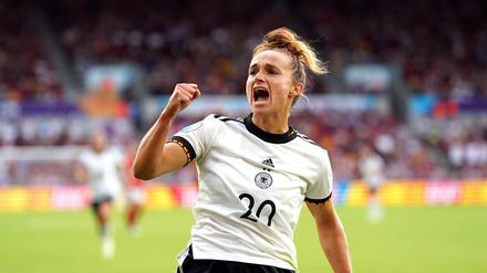 Lina Magull kommt in der Nationalmannschaft bereits auf 75 Einsätze.