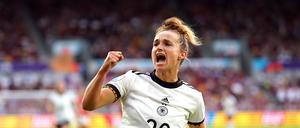 Lina Magull kommt in der Nationalmannschaft bereits auf 75 Einsätze.
