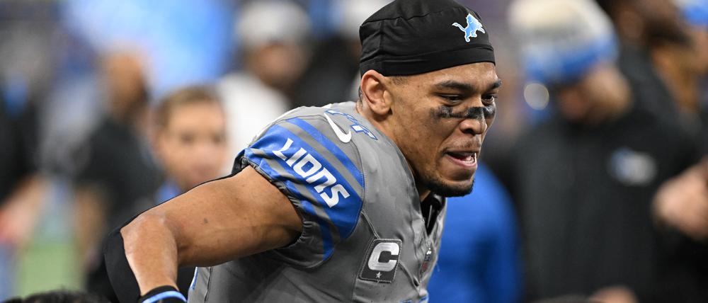 Amon-Ra St. Brown durfte in dieser Saison zehn eigene Touchdowns und den Divisions-Titel mit den Detroit Lions bejubeln.