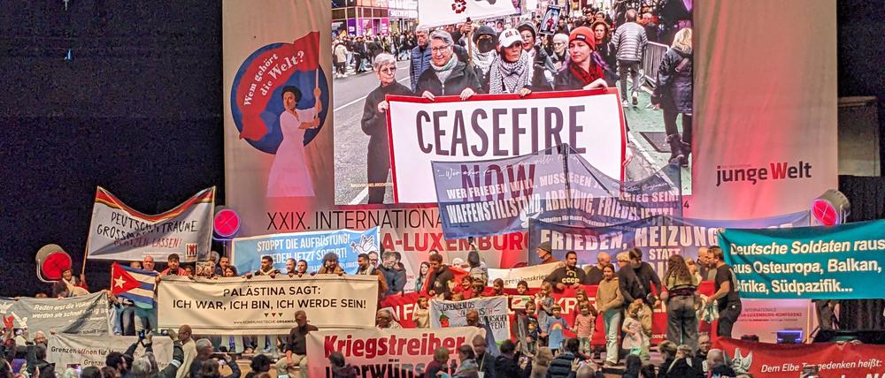 Die Rosa-Luxemburg-Konferenz fand am 13. Januar in Berlin statt.