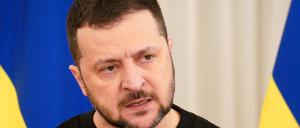 Wolodymyr Selenskyj, Präsident der Ukraine.