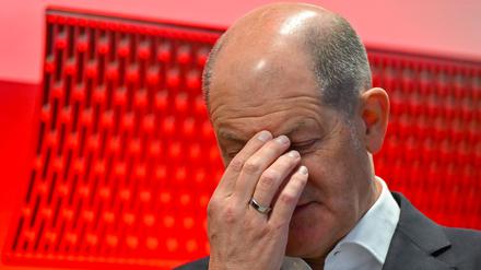 Der Bundeskanzler: Olaf Scholz (SPD).