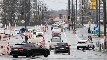 Das Leipziger Dreieck bleibt eine der Staustellen. 