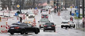 Das Leipziger Dreieck bleibt eine der Staustellen. 