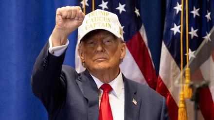 Donald Trump im Wahlkampf in Iowa.