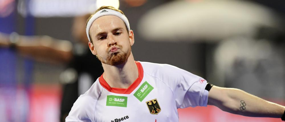 Christopher Rühr erzielte zwei Treffer für das deutsche Team.