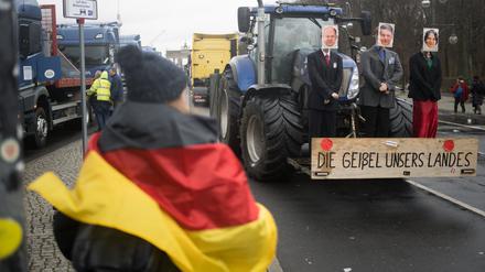 Bauernprotest in Berlin