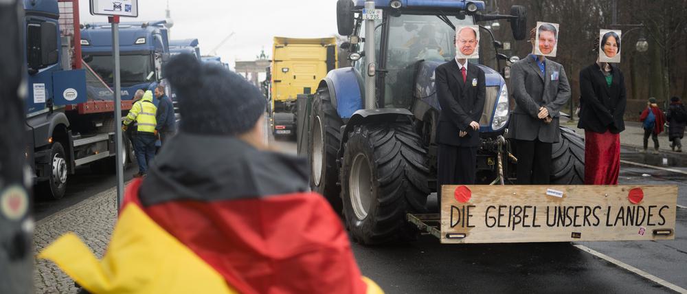 Bauernprotest in Berlin