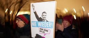 Eine Demonstration unter dem Motto «AfD Verbot prüfen - jetzt!» findet vor dem Bundeskanzleramt statt.