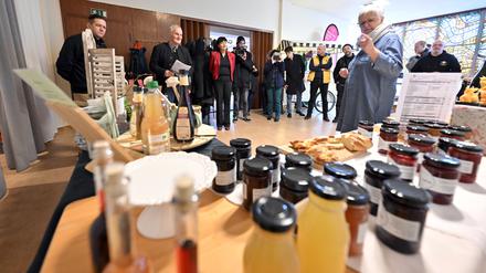Elf Unternehmen stellen sich und ihre Produkte auf der „Grünen Woche 2024“ vor.