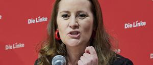 Die Co-Chefin der Linken: Janine Wissler.