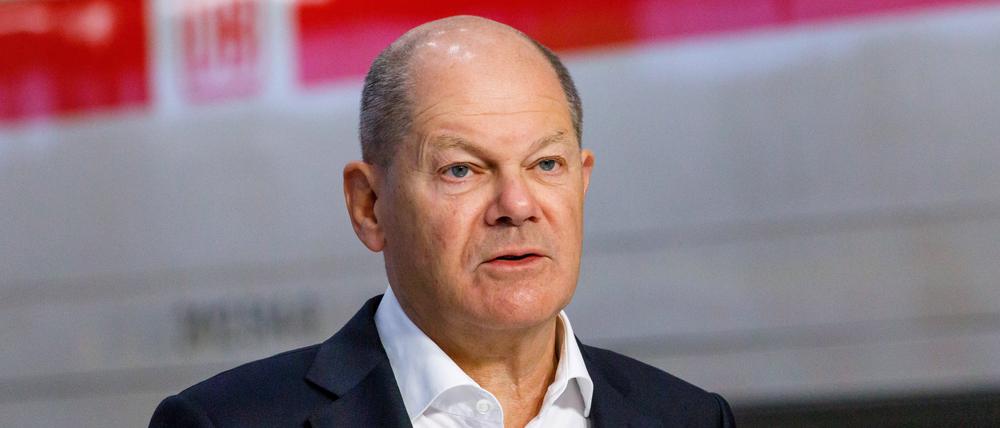 Bundeskanzler Olaf Scholz (SPD).