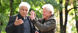Die Schauspieler Udo Wachtveitl (Kommissar Franz Leitmayr,) und Miroslav Nemec (Kommissar Ivo Batic).