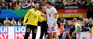 Vor den Spielen der Hauptrunde gibt es für den Bundestrainer und seine Spieler noch einiges zu besprechen.