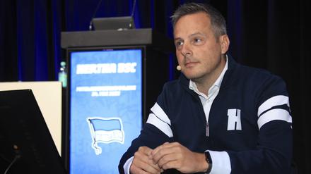 Kay Bernstein war von Juni 2022 bis zu seinem plötzlichen Tod am 16. Januar 2024 Präsident von Hertha BSC.