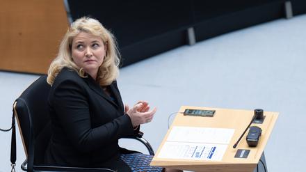 Kristin Brinker, AfD-Fraktionsvorsitzende in Berlin.