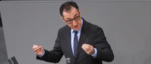Landwirtschaftsminister Cem Özdemir am 18.01.2024 im Bundestag.