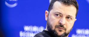 Der ukrainische Präsident Wolodymyr Selenskyj bei der Jahrestagung des Weltwirtschaftsforums. 