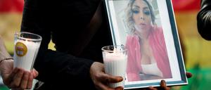 Demonstration für Samantha Gómez Fonseca.