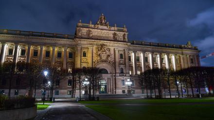 Untypischer Tatort: Schwedens Parlamentsgebäude in Stockholm.
