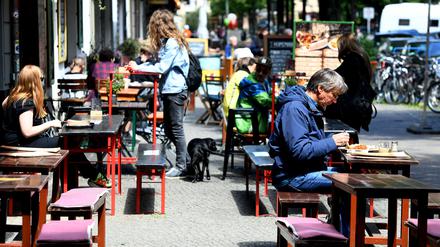 Ein Restaurant in der Simon-Dach-Straße in Friedrichshain. 