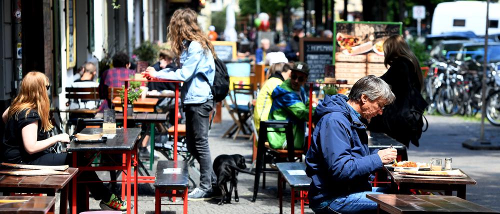 Ein Restaurant in der Simon-Dach-Straße in Friedrichshain. 
