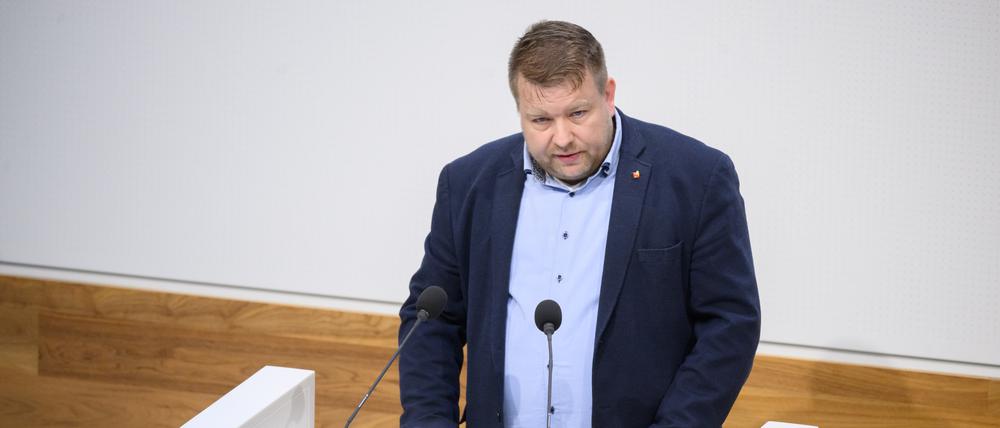 Der niedersächsische Landtagsabgeordnete Marcel Queckemeyer (AfD).