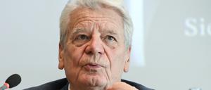 Joachim Gauck, Bundespräsident a.D., beliebter denn je.