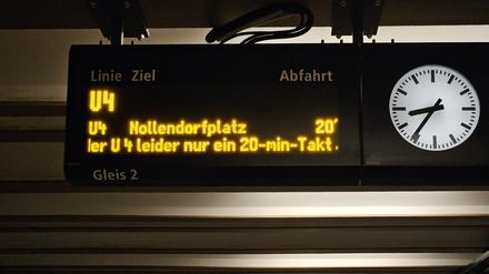 Bitte warten - bis zu 20 Minuten. 