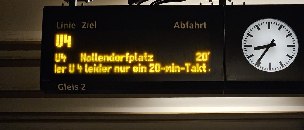 Bitte warten - bis zu 20 Minuten.